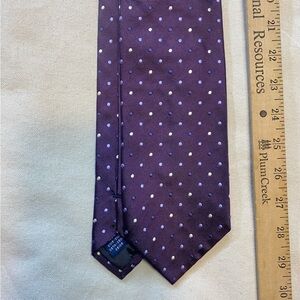 Faconnable 100% Silk Patterned Ties (2) OSFM Business Professional Casual Formal